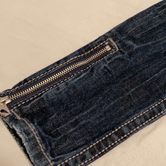 Express Skinny Ankle Jeans Zipper Bottoms - Picture 6 of 9